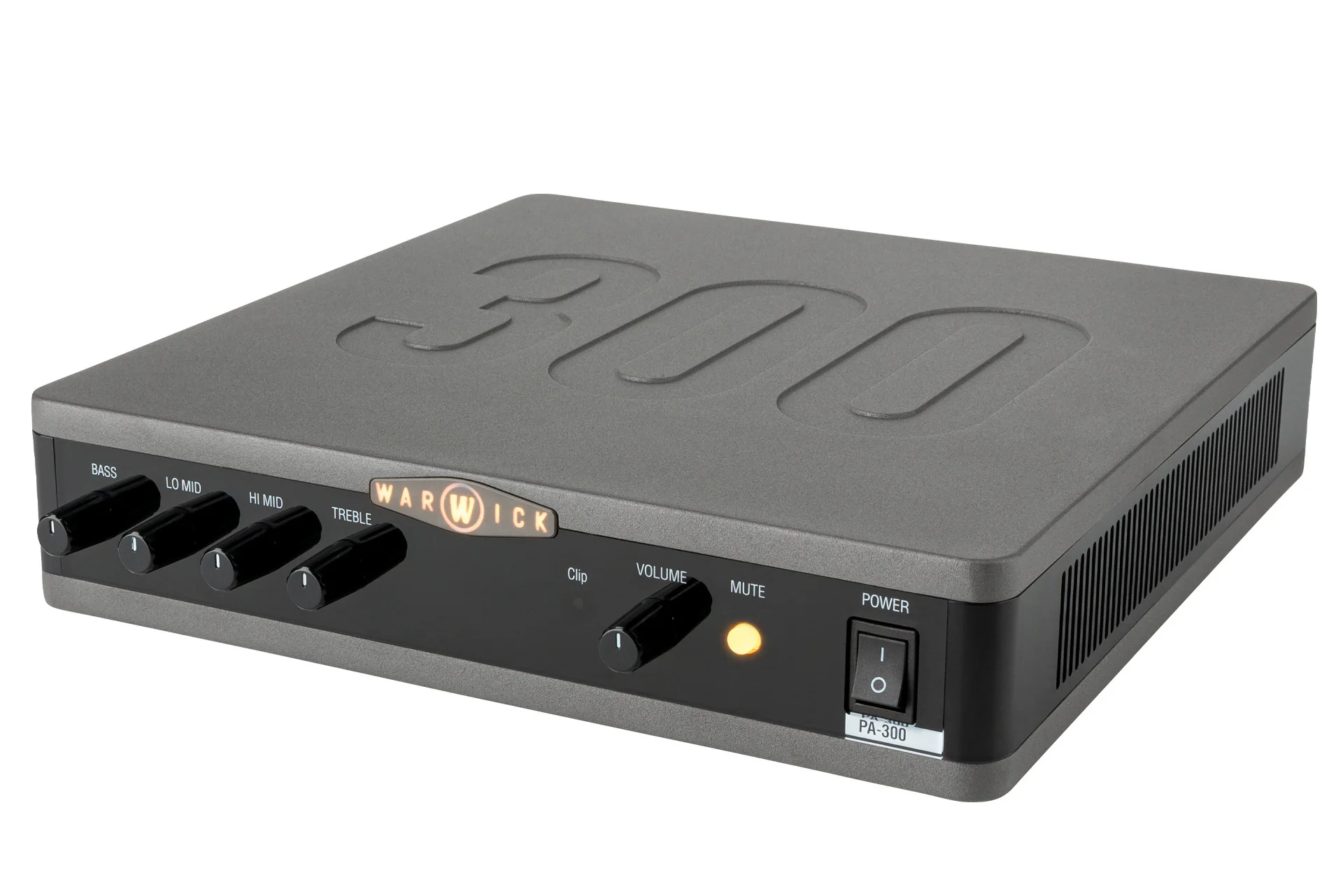 Stage Series PA 300 Bass Power Amp Head with 4-Band Equalizer, 300 Watt